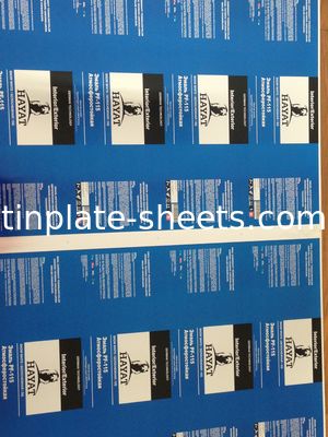 Customizable Printed Tinplate Sheet For Different Application T3 T4 T5