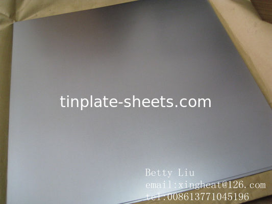Electrolytic Tinplate Sheets with BA Annealing JIS G3303/EN10202/ASTM624 Standard L/C/T/T/DP Payment Terms 25 Metric Tons MOQ