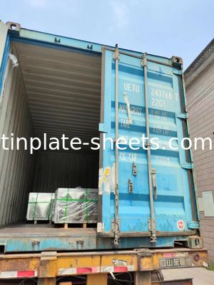 Tinplate Coil with Bright Surface Finish 2.8/5.6 Tin Coating 4-8MT Weight per Package