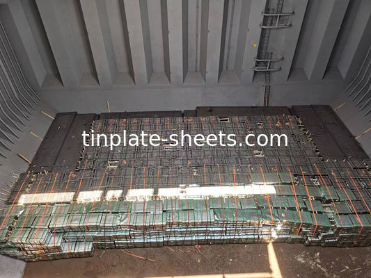 good quality tinplate Sheets 2.8/2.8 JIS G3303 Standard  T3 T4 T5 DR8 2.8/2.8  STONE FINISH Electrolytic Tinplate Sheets