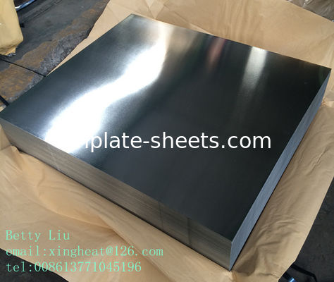 Customizable Tinplate Sheets for Cans MR and SPCC Material Various Thickness and Temper Options
