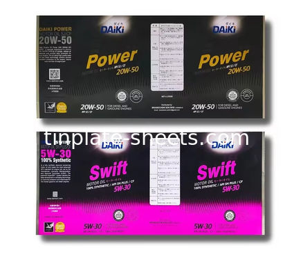 Customized Printed Tinplate Sheet with Various Thicknesses and Dimensions for Multiple Applications