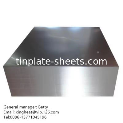 Bright Tinplate Sheets for Deep Drawing and Complex Forming Processes with Corrosion Resistance
