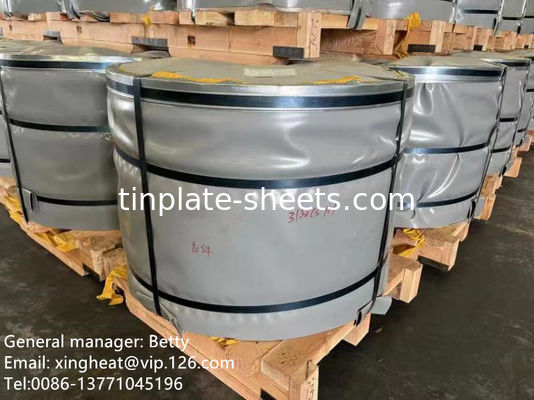 Tinplate Sheets for Chemical and Food Cans and Customizable Thickness and Width and Cutting Length