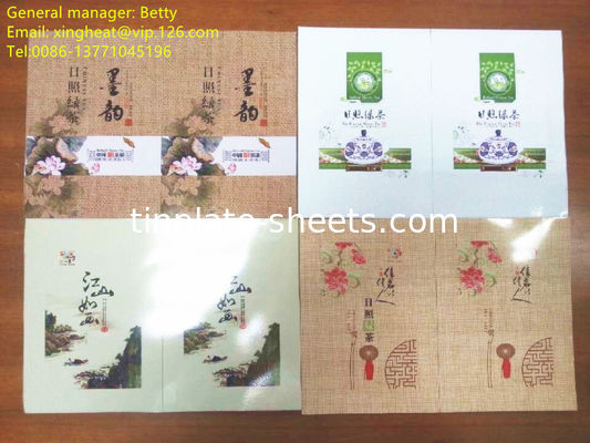 Anti Rust Tinplate Steel Sheet 4 Color Printed For Aerosol Containers