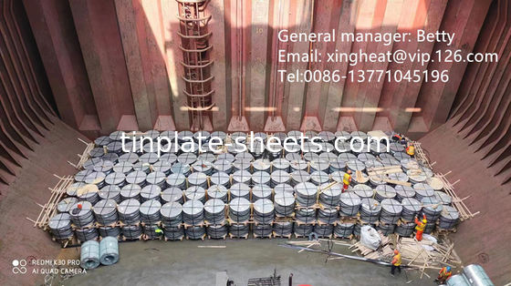 Customizable Chemical Can Tinplate Sheets T2/T2.5/T3/T4/T5 Temper