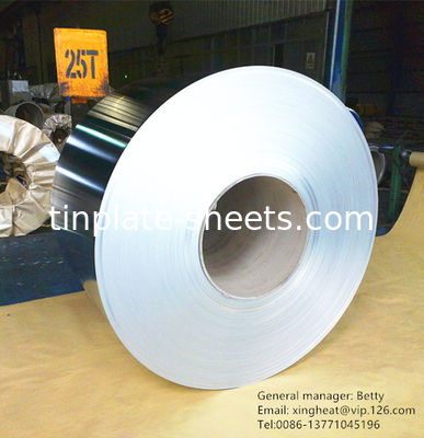 Tinplate Coil for Packaging Industry with 25 Metric Tons MOQ and T2 T2.5 T3 T4 and T5 Temper
