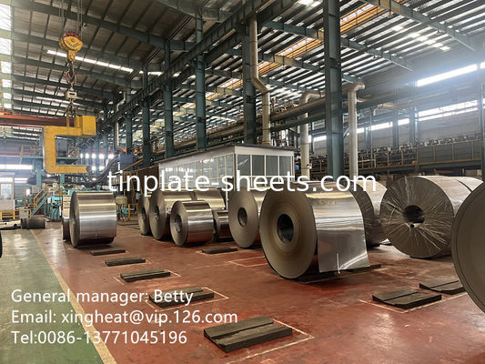 High Strength Electrolytic Tinplate Sheets Resist To Corrosion T3 T4 T5