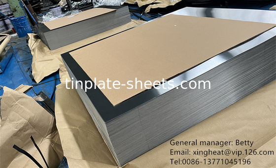 Customization TFS Sheets Electrolytic Chromium Coated Steel Rust Resistant