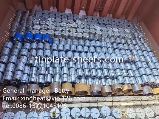 Customized Printing T2 T4  T5 Tin Free Steel Chromium Coating Type