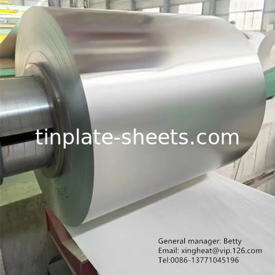 Electrolytic Tinplate Coil for Tinplate Sheets with 5.6/5.6 Tin Coating and Matt Surface Finish