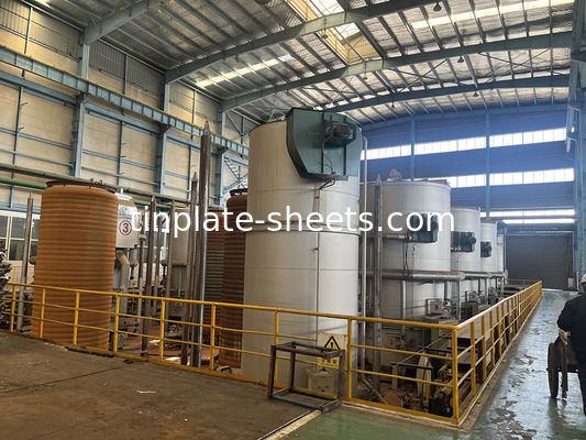 Tinplate Sheets for Chemical and Food Cans with Multiple Temper Options and Various Tin Coating Options