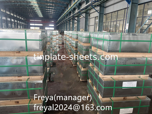 Tinplate Tin Coating 2.8/2.8  2.8/5.6 1.1/1.1  T3  T4 T5 DR8 DR9 tinmill product  tinplate sheet coil