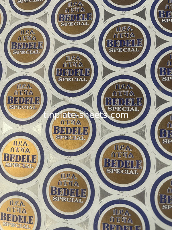 4 Colors Printed Tin Free Steel Coil BA And CA Annealing High Strength