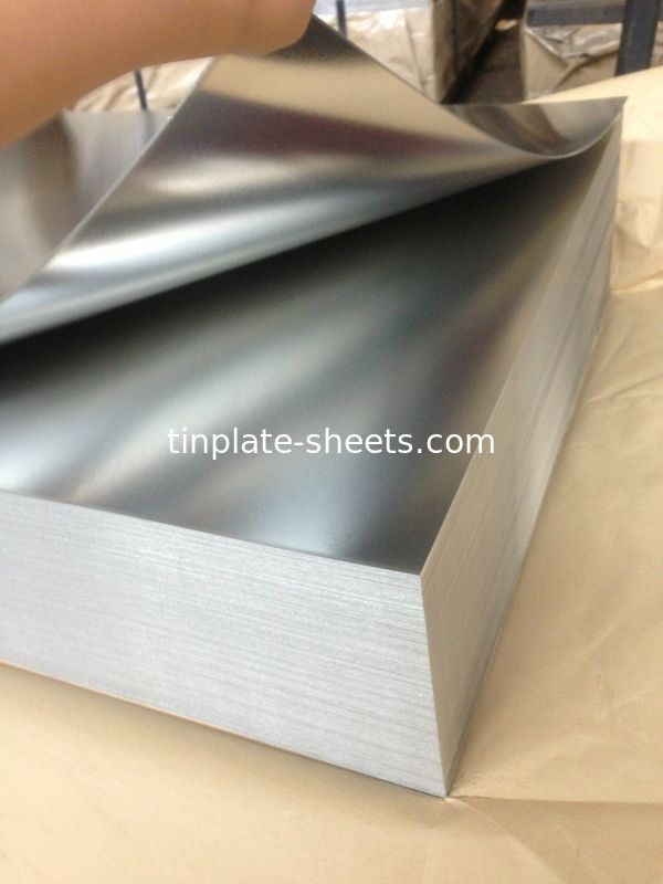 High Strength Electrolytic Tinplate Sheets Resist To Corrosion 1.1/2.8