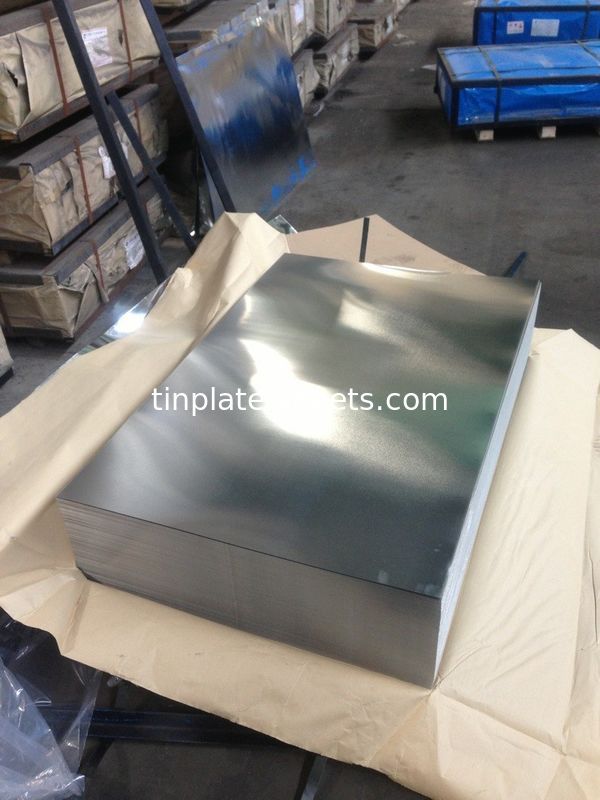 Electrolytic Tinplate Sheets for Food and Beverage Packaging Available in Various Thicknesses and Widths