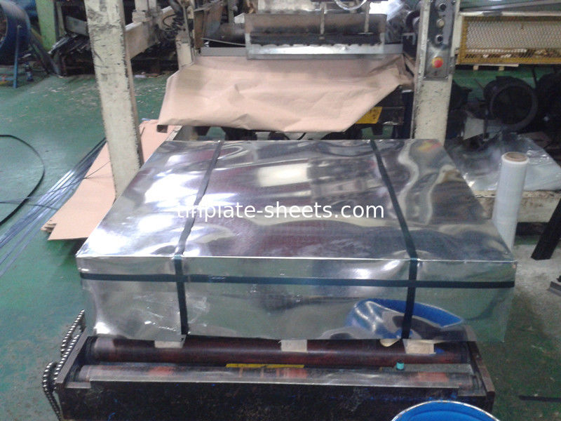 Tinplate Sheets For Packaging Cans JIS G3303 Standard  T4 T5 DR8 2.8/2.8  STONE FINISH Electrolytic Tinplate Sheets