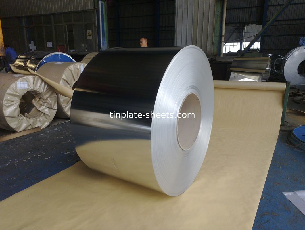 High Strength Electrolytic Tinplate Sheets Resist To Corrosion1.1/1.1 2.8/2.8 2.0/2.0  T3 T4 T5 Temper