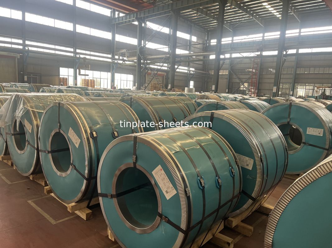 1.5-1.85MT Electrolytic Tin Plate Coil T2/T2.5/T3/T4/T5/DR8/DR9 Temper Type
