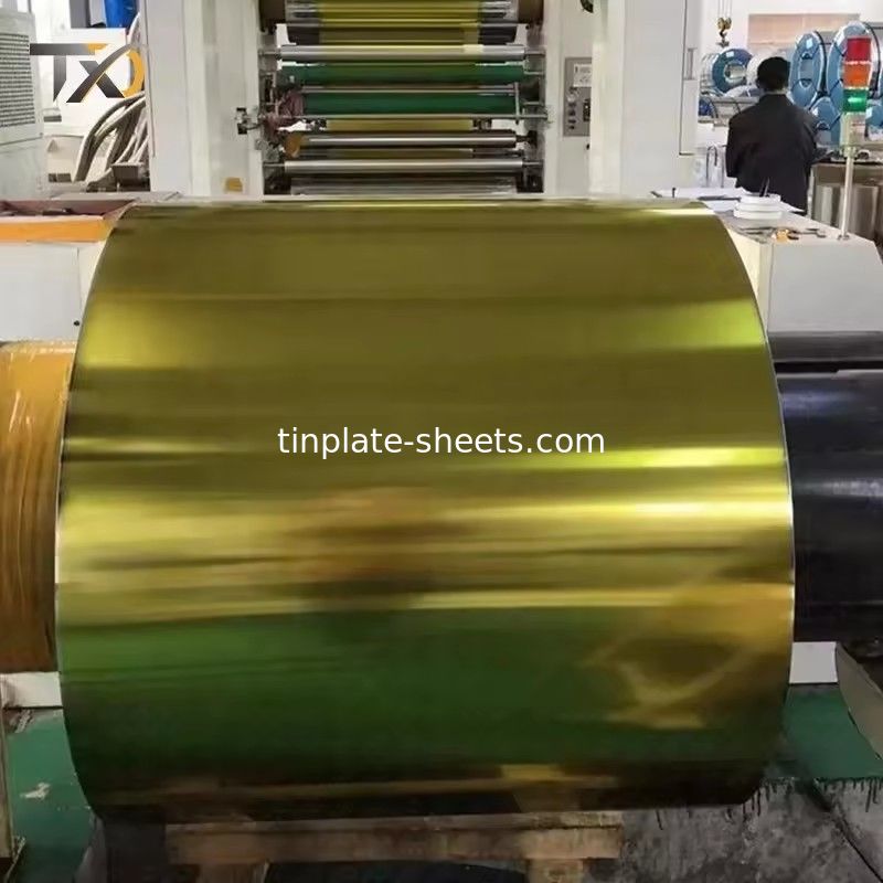 High Strength Multi Colored Lacquered Tin Plate Coil Customization
