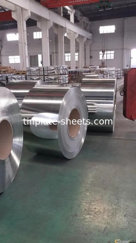 OEM ODM Service Tinplate Coil 512mm-986mm Width High Performance 1.1/2.8 2.0/2.0