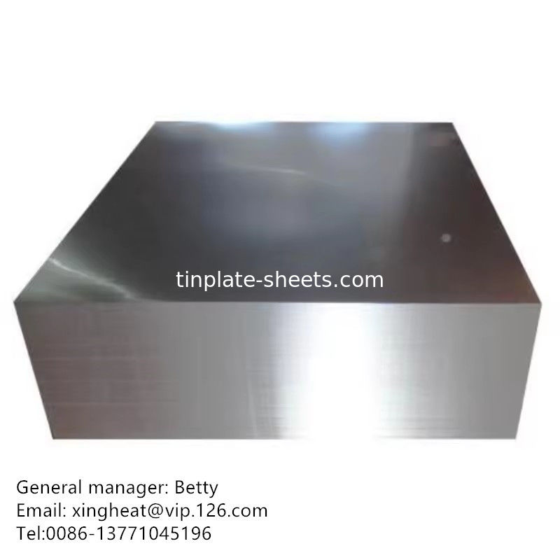 Bright Tinplate Sheets for Deep Drawing and Complex Forming Processes with Corrosion Resistance