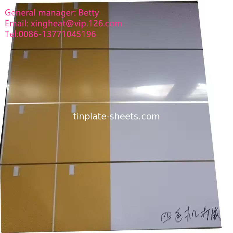 Corrosion Resistant Tinplate Sheet with Customizable Thickness and Width for Different Industrial and Packaging Needs