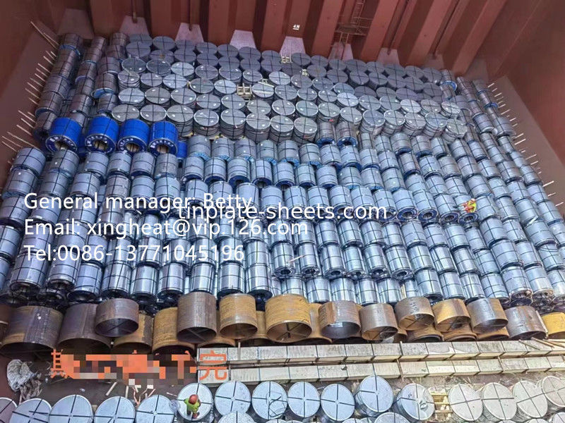 Tin Coating 2.8/2.8  2.0/2.0  Electrolytic Tinplate Mill Factory Manufacturer  T2.5 T3  T4 T5 DR8 DR9