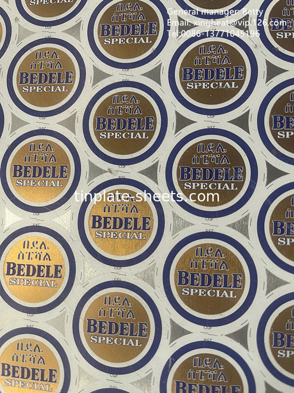 Tinplate Sheets for Cans in Bright/Stone/Silver/Matt Finish with Tin Coating and Excellent Solderability and Formability