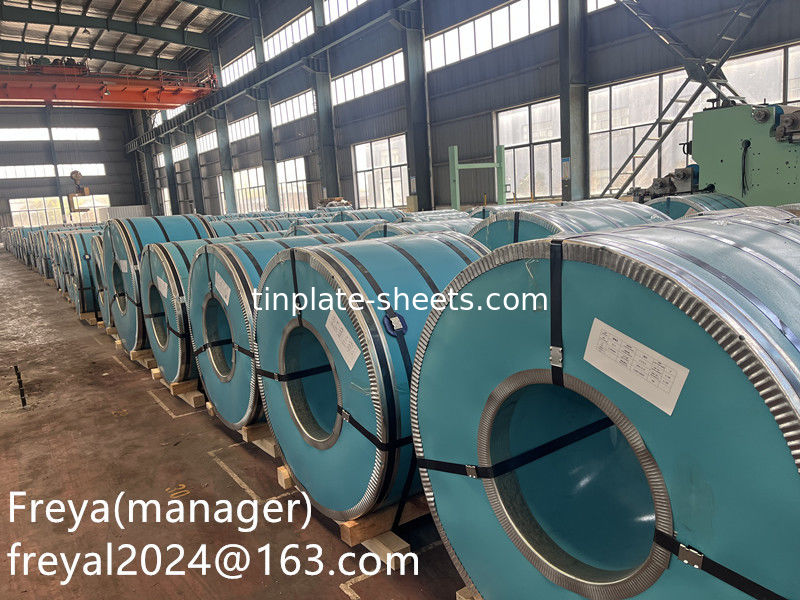 Tinplate Tin Coating 2.8/2.8  2.0/2.0  1.1/1.1 T2.5 T3 T5 DR8 DR9 tinmill product  tinplate sheet coil