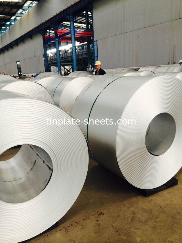 Tinplate Tin Coating 2.8/2.8  2.0/5.0  1.1/1.1 Tinplate Mill Factory Manufacturer  T2.5 T3  T4 T5 DR8 DR9