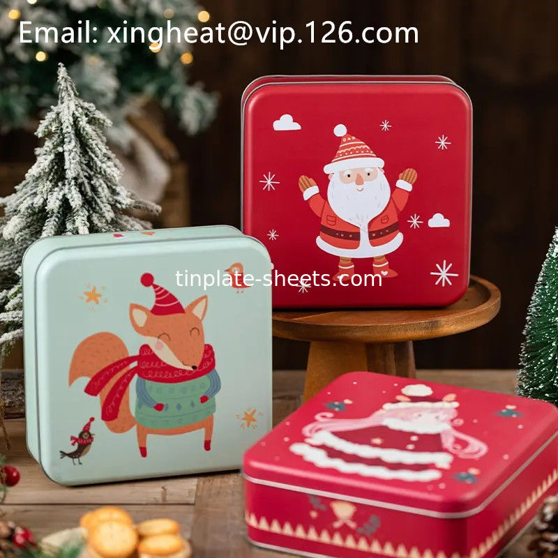 T3 Tinplate Sheet With 6 Color Printed 4 Color  Printed Tinplate  Printing Tinplate  For Food Cans  White Gold Print