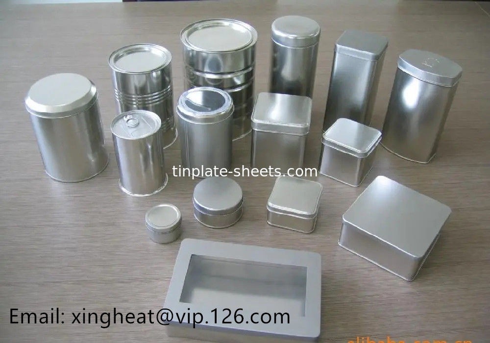T3Tinplate Sheet With 6 Color Printed 4 Color  Printed Tinplate  Printing Tinplate  White Gold Print