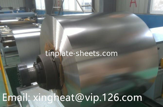 T5 Tinplate Coil for Food Cans Production Tinplate with Stone Sheet Finish T4 T5