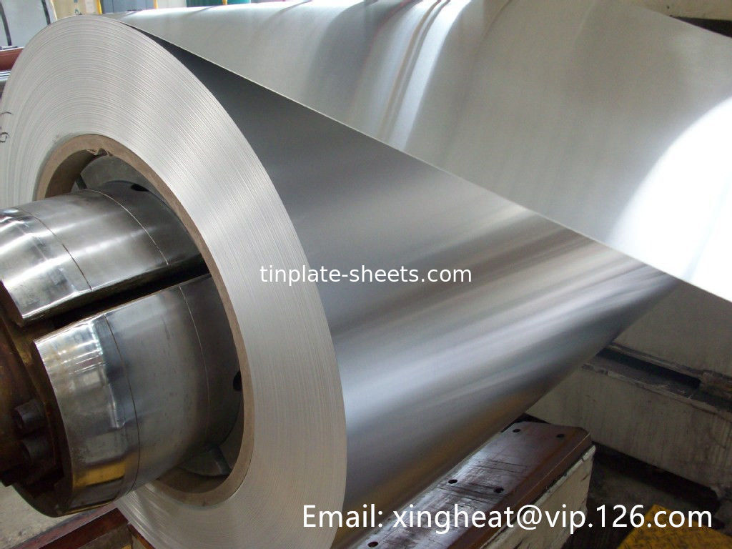 Tinplate Tin Coating 2.8/2.8  2.0/2.0  1.1/1.1 T2.5 T3  T4 T5 DR8 DR9 tinplate mill  stone finish for food cans