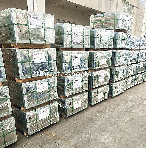 MR And SPCC Tinplate Sheets With 1.1/1.1 And 2.8/2.8 Coating