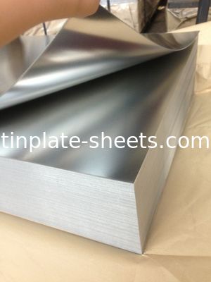 0.13-0.48mm Thickness T3 T4  Electro Tin Plate Sheet Excellent Erosion Resistance