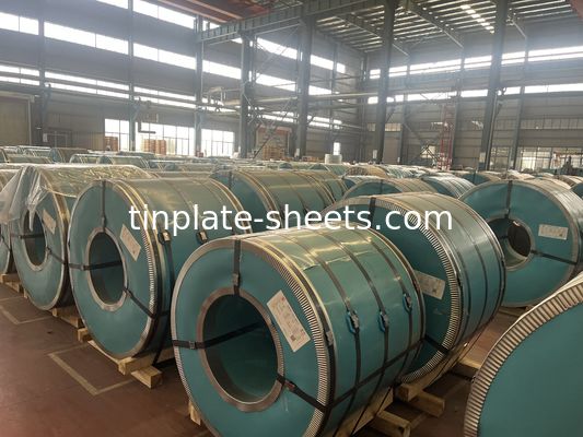 Electrolytic Tinplate Coil for Food Cans and Other Applications T5 Tinplate Coils with Bright Stone Silver or Matt Finish