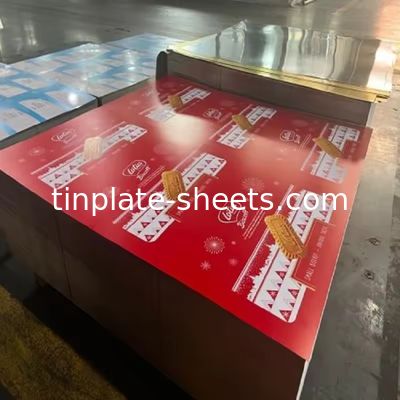 High Performance  T4 T5 Printed Tinplate Sheet 0.13 To 0.49 Millimeters