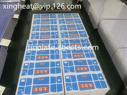 Heat Resistant  T3 T4  T5 Printed Tinplate Antirust For Storage Can